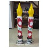 Christmas Noel  Light blow molds 38 inches