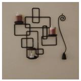 Decorative Wall Candle Sconce w/Snuffer
