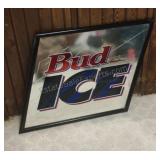 Bud Ice Beer Mirror 22x26