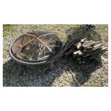 36 inch Fire Pit & Logs