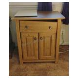 Laminate Cabinet - bottom of Drawer out