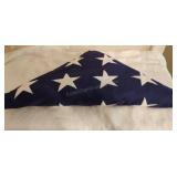 Folded USA Flag