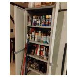 Basement Plastic Cabinet Contents