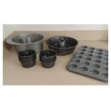Mini Bundt Pans, Angel Food Pan/Assorted Bake Ware
