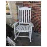 White Painted Rocking Chair 46x27