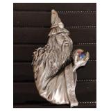Pewter Wizard Brooch by Jonette Jewelry (JJ)