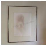 Framed Harrison Signed  Art 21x17