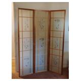 Folding Room Divider- has repair