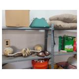 Garage Shelving Area Contents