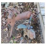 Metal Dog Yard Art
