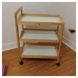 3 Tier Rolling Cart 30x23x15*