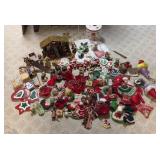 Group of Vintage Christmas ornaments