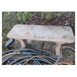 Concrete Outdoor Bench 18x36