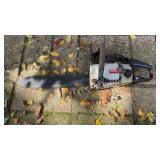 Craftsman 19" Bar Chain Saw Pulls Over