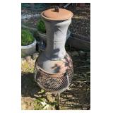 Castiron small Chiminea  35 inches tall