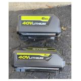 40v Ryobi Batteries