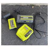 40v Ryobi Battery & Chargers