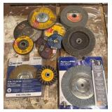 Assorted Grinder Discs and Wire Wheels