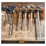 Assorted Woodworking Clamps