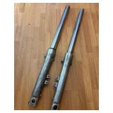 Vintage Motorcycle Front Forks Pair