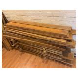 Stack of Rough-Cut Hardwood Lumber