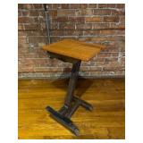 Industrial Steel and Wood Z-Stool