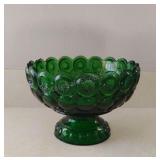 Vintage Emerald Green Stars and Moon Candy Dish