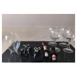 Wine Glasses, Bottle Stoppers