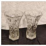 Pair of Crystal Vases