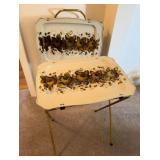Vintage Cal-Dak TV Tray Table Set