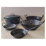 Enameled Pots and Pans