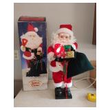Animated and Lighted Santa Claus