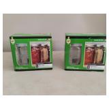 2 Boxes of 4 Ball Mini Storage Jars