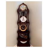 Corner Display Shelf w/ Plates 48"
