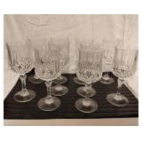 Crystal Water Goblets Set of 10