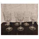 Crystal Wine Glasses Set of 6
