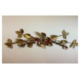 Metal Floral Wall Art 30x8