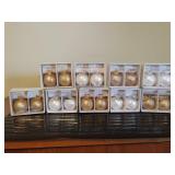 9 Boxes of 2 Christmas Bulb Placecard Holders
