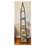 Metal Tiered Stand 58"