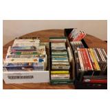 Cassette Tapes, DVD, VHS
