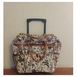Rolling Floral Tote 16x18