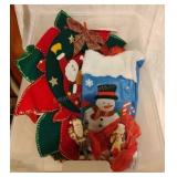 Small Tote of Christmas Decor