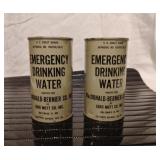 Vintage US Coast Guard Canned Emergency Drinking