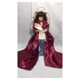 16" Holy Mother & baby Jesus Porcelain