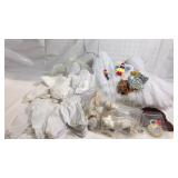 Several different size and weight crinolines,