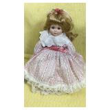 VICTORIA IMPEX CORRINE 12" Porcelain and cloth