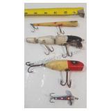Set Of 4 Vintage Fishing Lures