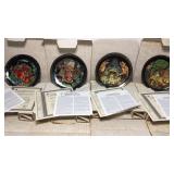 Lot OF 4 8 inch collector Russian plates in