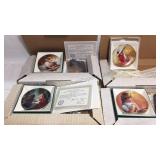 Lot of four Dash 3 inch miniature golden plates