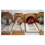 In Original Boxes David Zolan Collectible Plates,